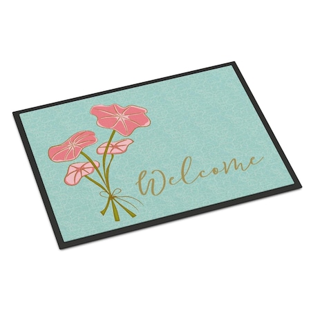Carolines Treasures Bunch Of Flowers Welcome Indoor Or Outdoor Mat - 24 x 36 in. BB8554JMAT